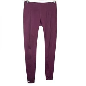 Athleta Burgundy Tall Medium Tapered Ankle Leggings